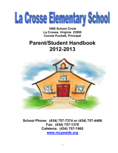 parent/student - LaCrosse Elementary School