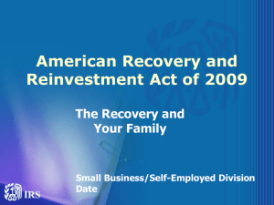 American Recovery and Reinvestment Act of 2009 (2)