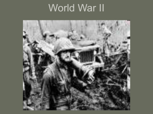 World War II/Hitler powerpoint