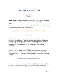 Test 1 Book Notes – ACCT5314