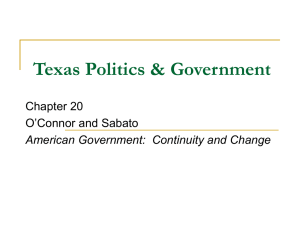 Texas Politics & Government