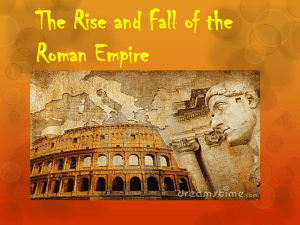 The Rise and Fall of the Roman Empire (30 BCE-476 CE