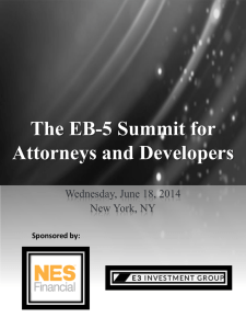 The EB-5 Summit for Attorneys and Developers