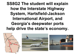 SS8G2 The student will explain how the Interstate Highway System