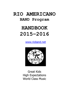 Rio Band Handbook