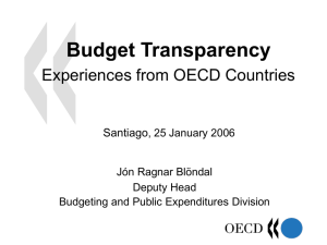 Budget Transparency