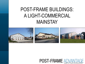 Intro to Post Frame Building Systems for Architects