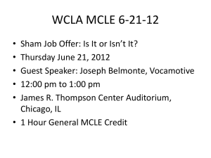 WCLA MCLE 6-21-12
