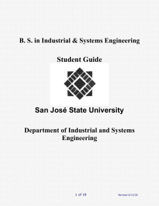 B - Industrial and Systems Engineering