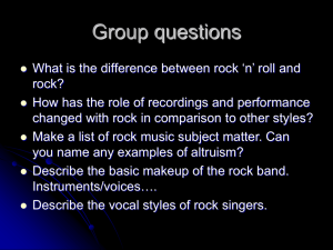 Chapter 9 - Rock Music powerpoint