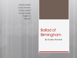 Ballad of Birmingham