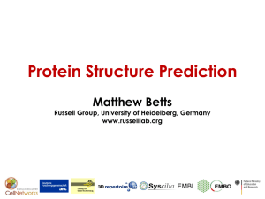 What about structure? - Protein Evolution (Rob Russell)