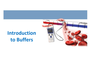 Buffers & Titration