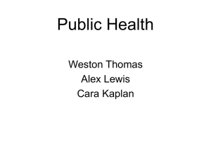 Public Health - Rowan University