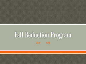 Fall Reduction Program - Medical Center Hospital