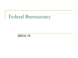 Federal Bureaucracy - Glynn County Schools