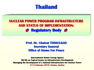 Regulatory Body - IAEA Publications