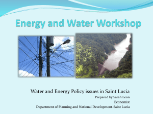Energy and Water Workshop Barbados