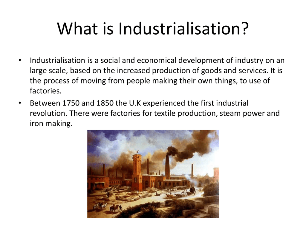 what-is-industrialisation