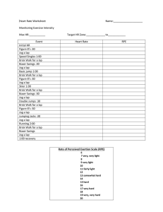Interval training worksheet - Geary County Schools USD 475