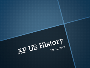 AP US History - North Penn School District