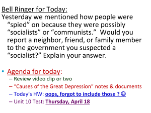 What are 3 causes of the Great Depression?