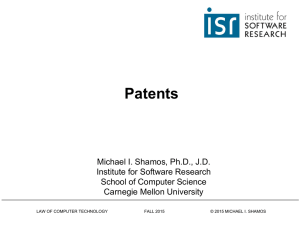 Patents - Carnegie Mellon University