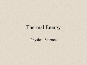 Thermal Energy 09-10