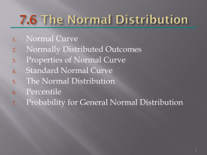 The Normal Distribution