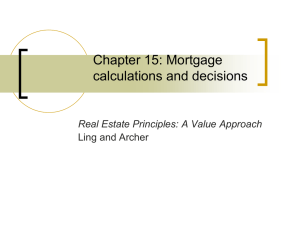 REP Mortgage Calculation