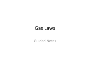 Gas Laws - goodwinscience