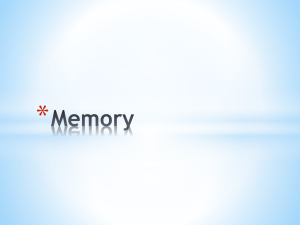 Memory - CUSD 200