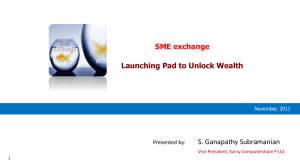 SME exchange Launching Pad to Unlock Wealth