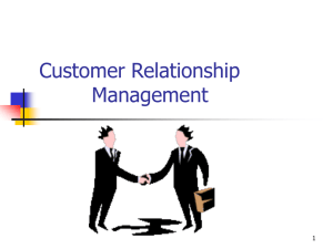 Customer Relationship Management Projects