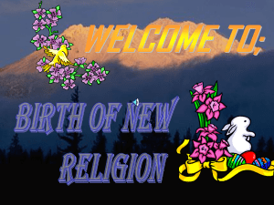 birth of new religions