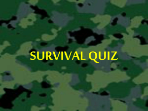 10P SURVIVAL QUIZ Touching Spirit Bear