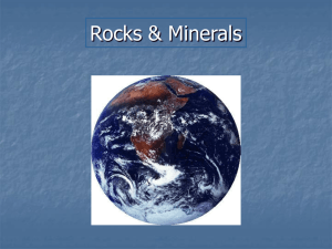 Minerals - TeacherWeb