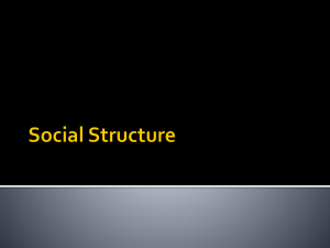 Social Structure - Loudoun County Public Schools