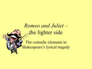 Romeo and Juliet as a Tragedy Power Point