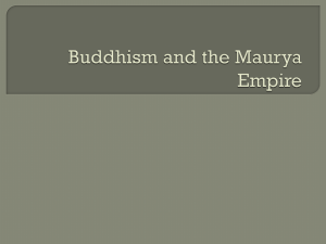 Buddhism and the Maurya Empire