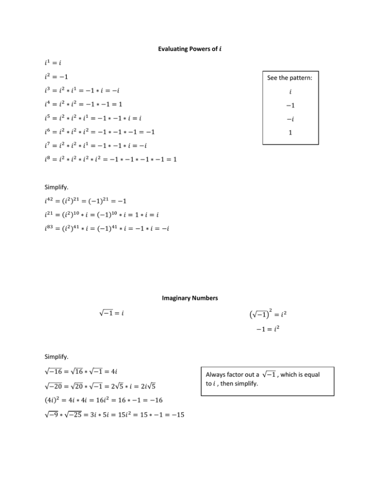 complex-and-imaginary-numbers