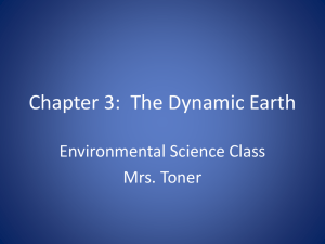 Chapter 3_Dynamic Earth