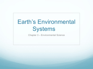 Earth*s Environmental Systems