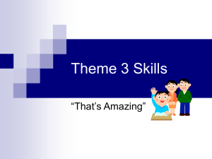 Theme 3 Skills