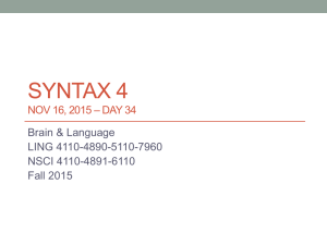 Powerpoint for syntax 4