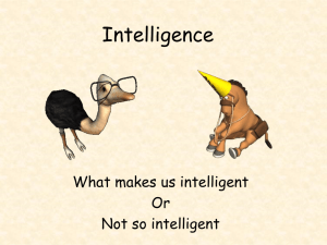 Intelligence