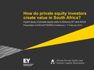 Graham Stokoe - How do Private Equity Investors Create Value in