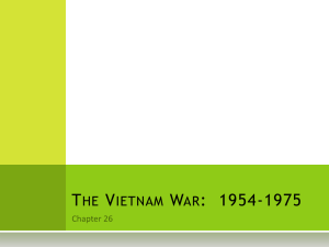 The Vietnam War: 1954-1975