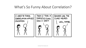 What's So Funny About Correlation?