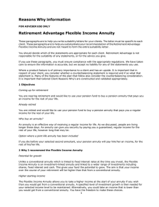 Flexible Income Annuity